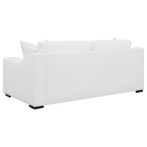 Mercer Upholstered Sloped Arm Sofa WhiteWhite