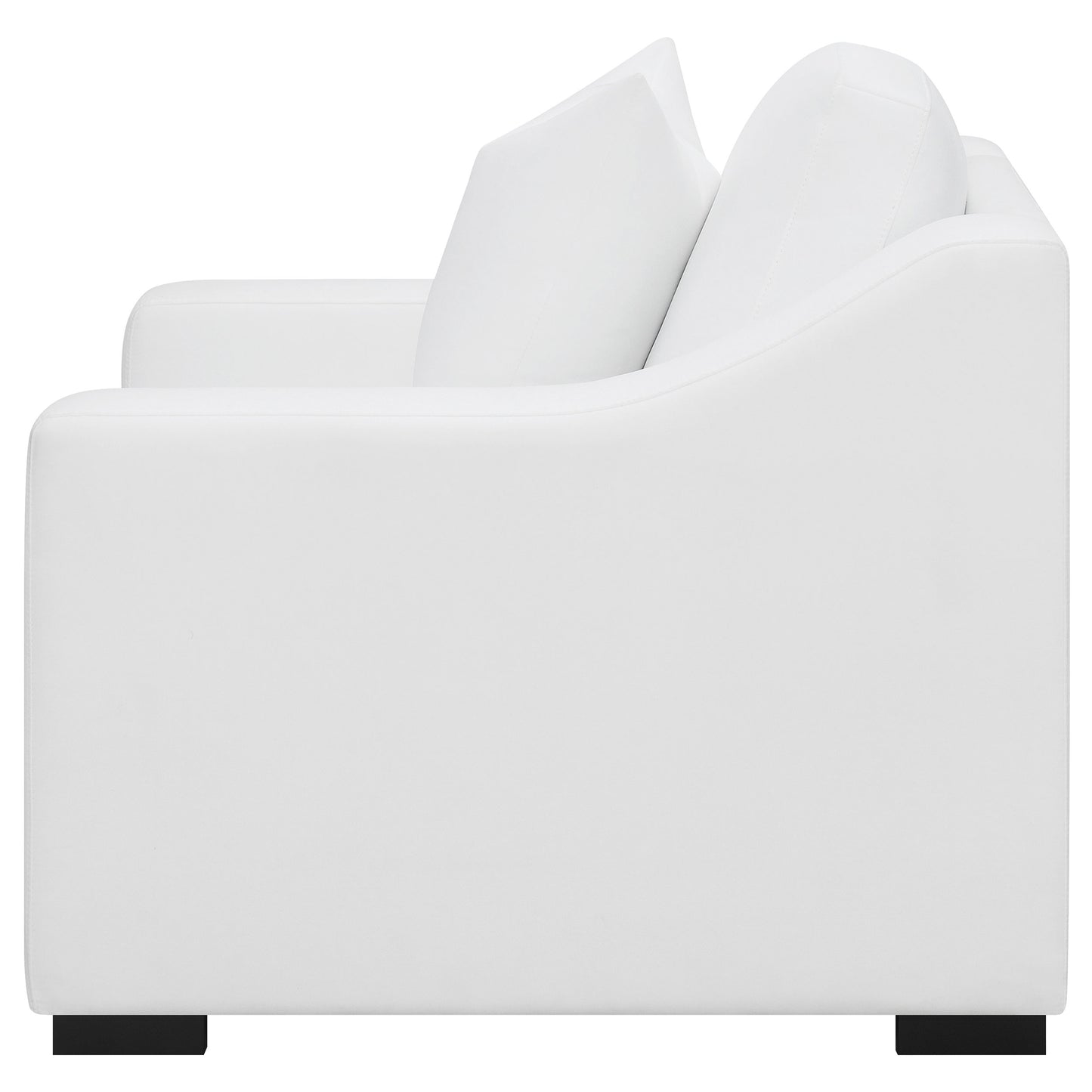 mercer upholstered sloped arm accent chair whitewhite