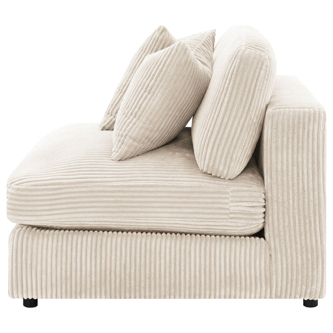 Elchin Upholstered Armless Chair SandSand