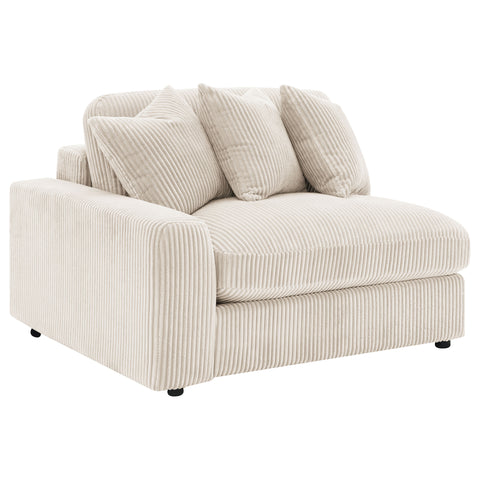 Winchester Upholstered Reversible Chaise Sectional Sofa Sand