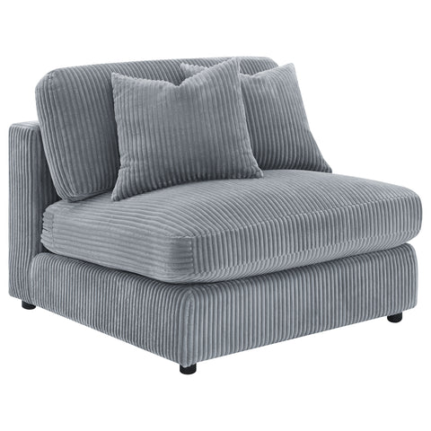 Winchester Upholstered Reversible Chaise Sectional Sofa Fog