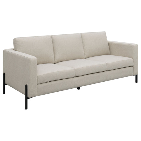 Carlos Upholstered Track Arm Sofa OatmealOatmeal