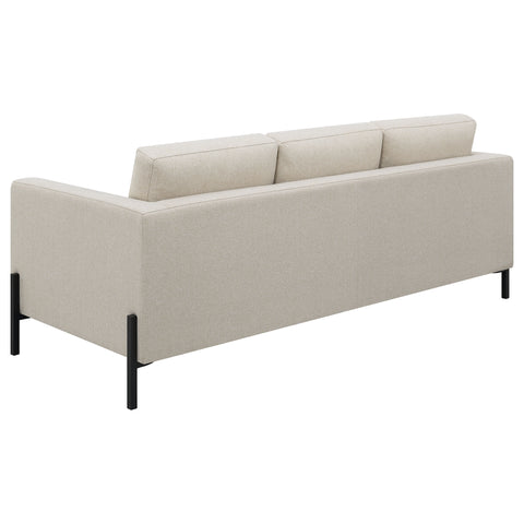 Carlos Upholstered Track Arm Sofa OatmealOatmeal
