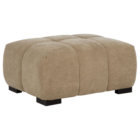 Ochanko Upholstered Rectangular Ottoman Camel