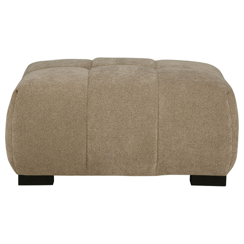 Ochanko Upholstered Rectangular Ottoman Camel