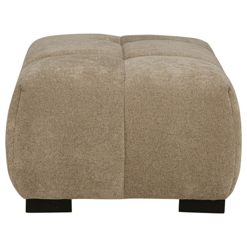 Ochanko Upholstered Rectangular Ottoman Camel