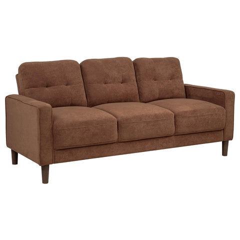 Islington II 3-piece Fabric Upholstered Track Arm Sofa Set Rust