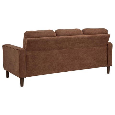 Islington II 3-piece Fabric Upholstered Track Arm Sofa Set Rust