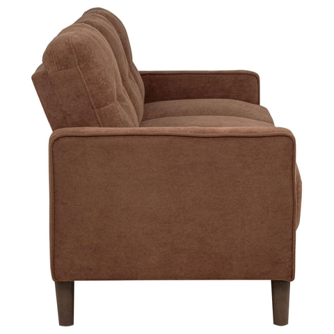 Islington II 3-piece Fabric Upholstered Track Arm Sofa Set Rust