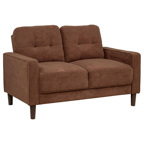 Islington II 3-piece Fabric Upholstered Track Arm Sofa Set Rust