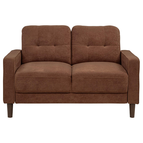 Islington II 3-piece Fabric Upholstered Track Arm Sofa Set Rust