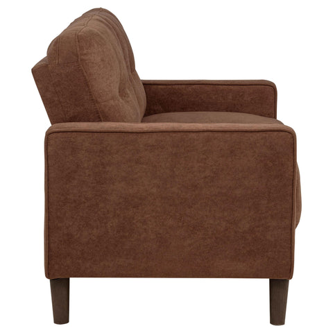 Islington II 3-piece Fabric Upholstered Track Arm Sofa Set Rust