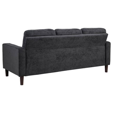 Islington II 3-piece Upholstered Track Arm Sofa Set Steel Grey
