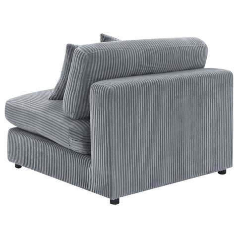 Elchin Upholstered Armless Chair FogFog