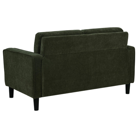 Blaine 3-piece Fabric Upholstered Track Arm Sofa Matcha Green