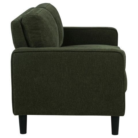 Blaine 3-piece Fabric Upholstered Track Arm Sofa Matcha Green