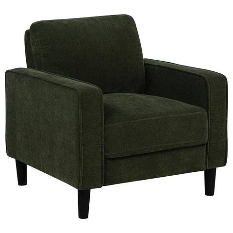 Blaine Fabric Upholstered Track Arm Accent Chair Matcha Green