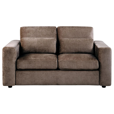 Dorset Chenille Upholstered Track Arm Loveseat Chocolate