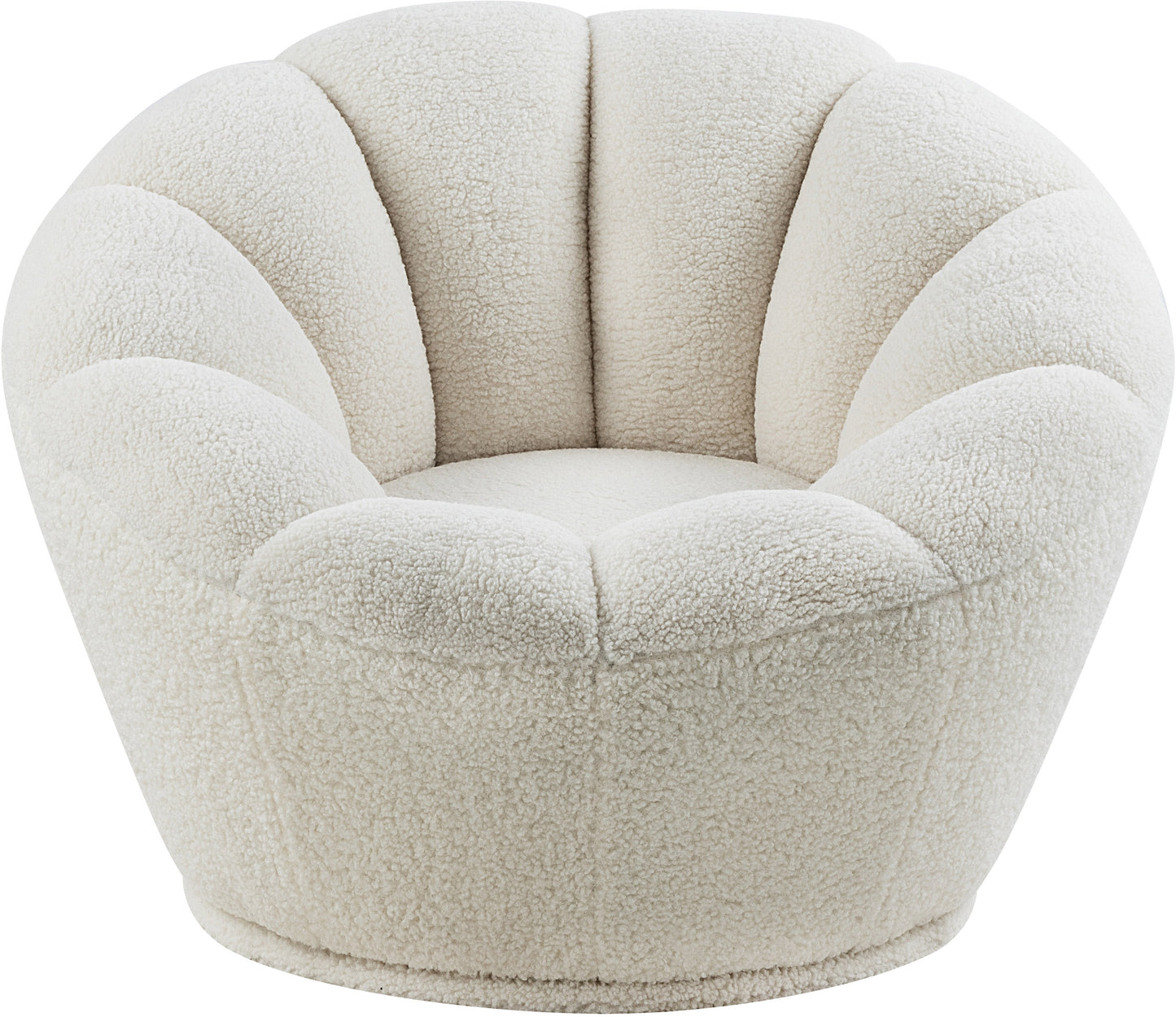 mylah white faux sheepskin fur accent chair fur