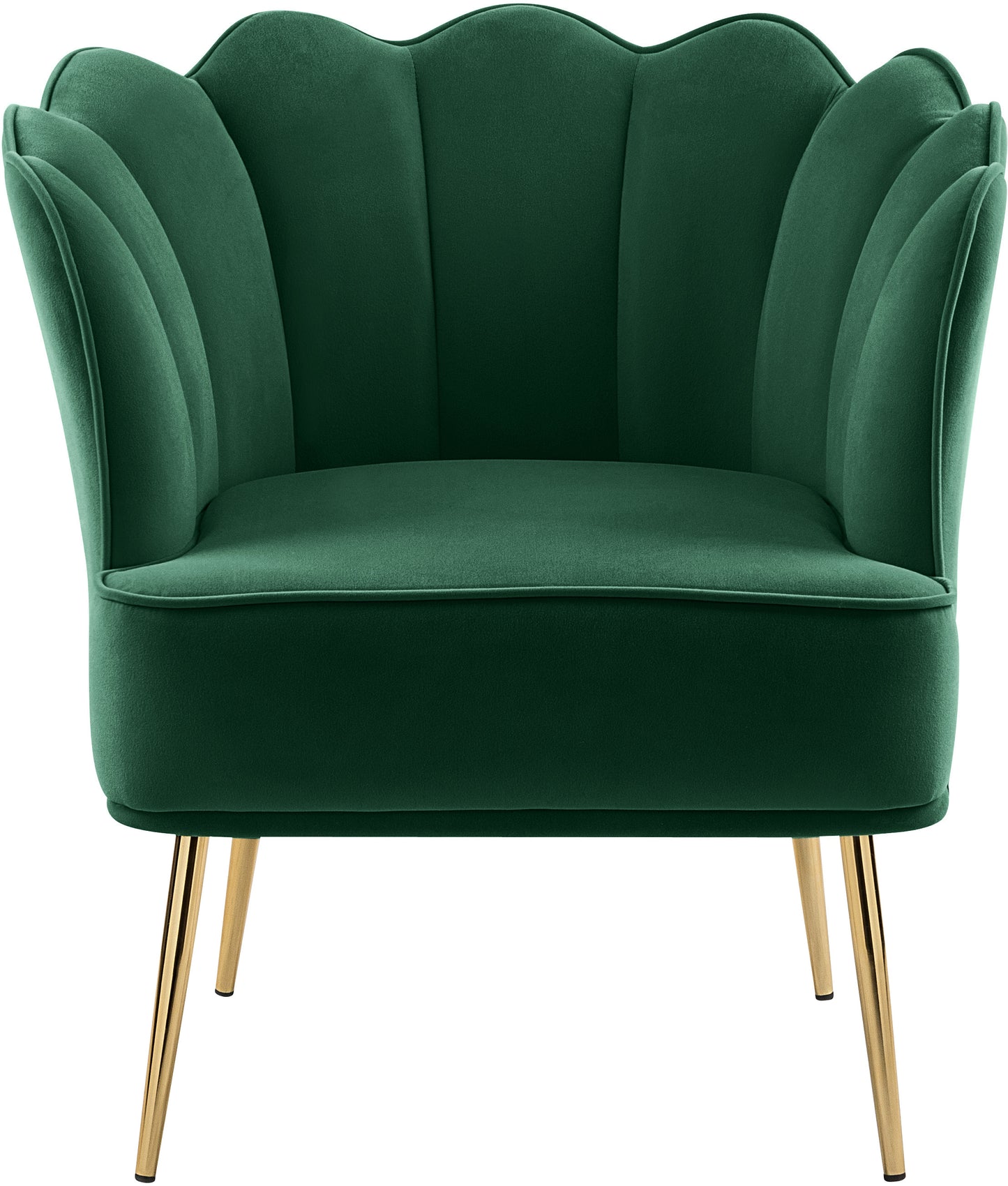 jackson green velvet accent chair green