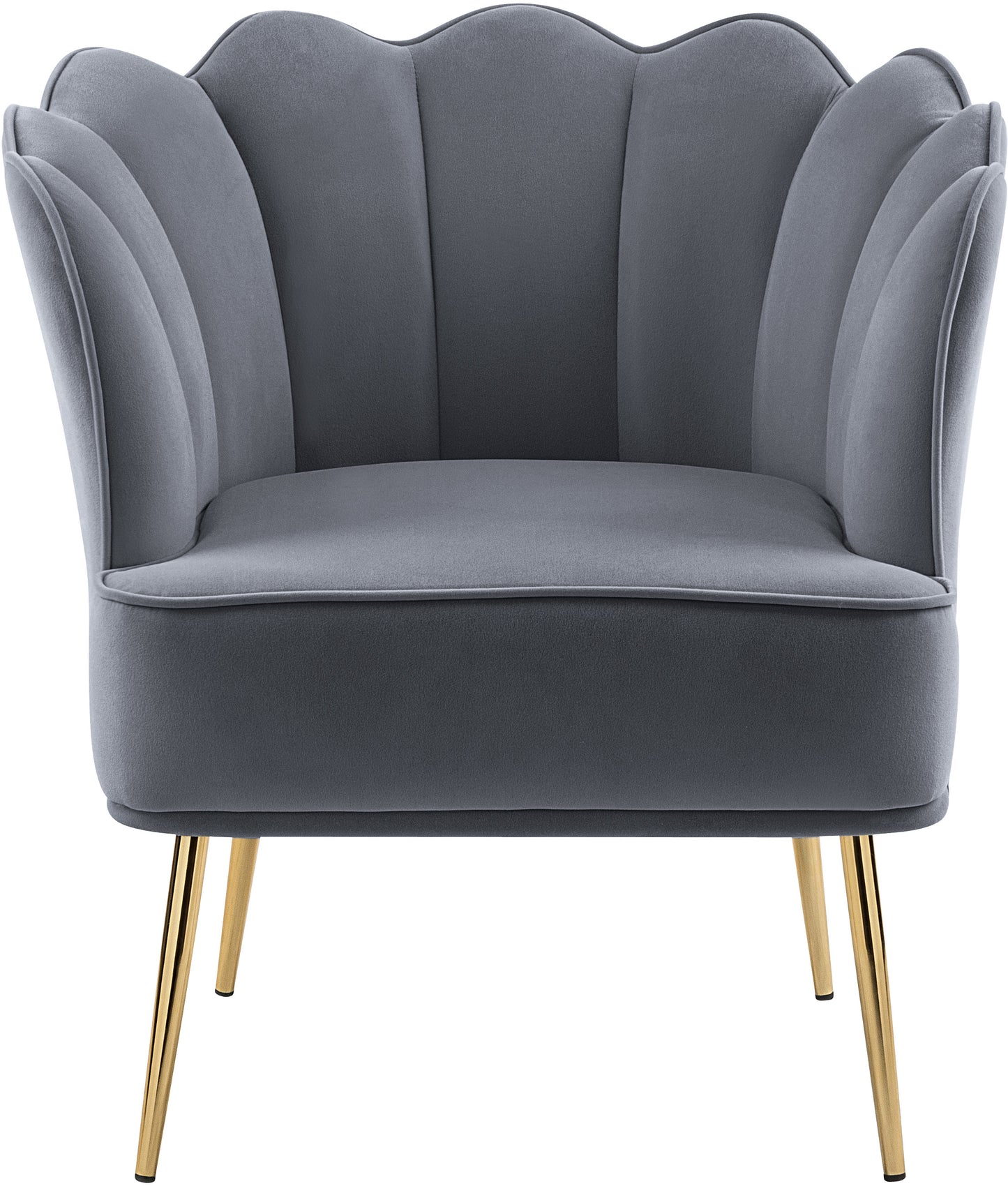 jackson grey velvet accent chair grey