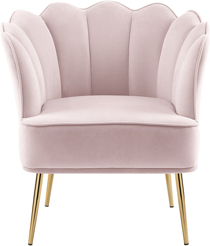 Jackson Pink Velvet Accent Chair Pink