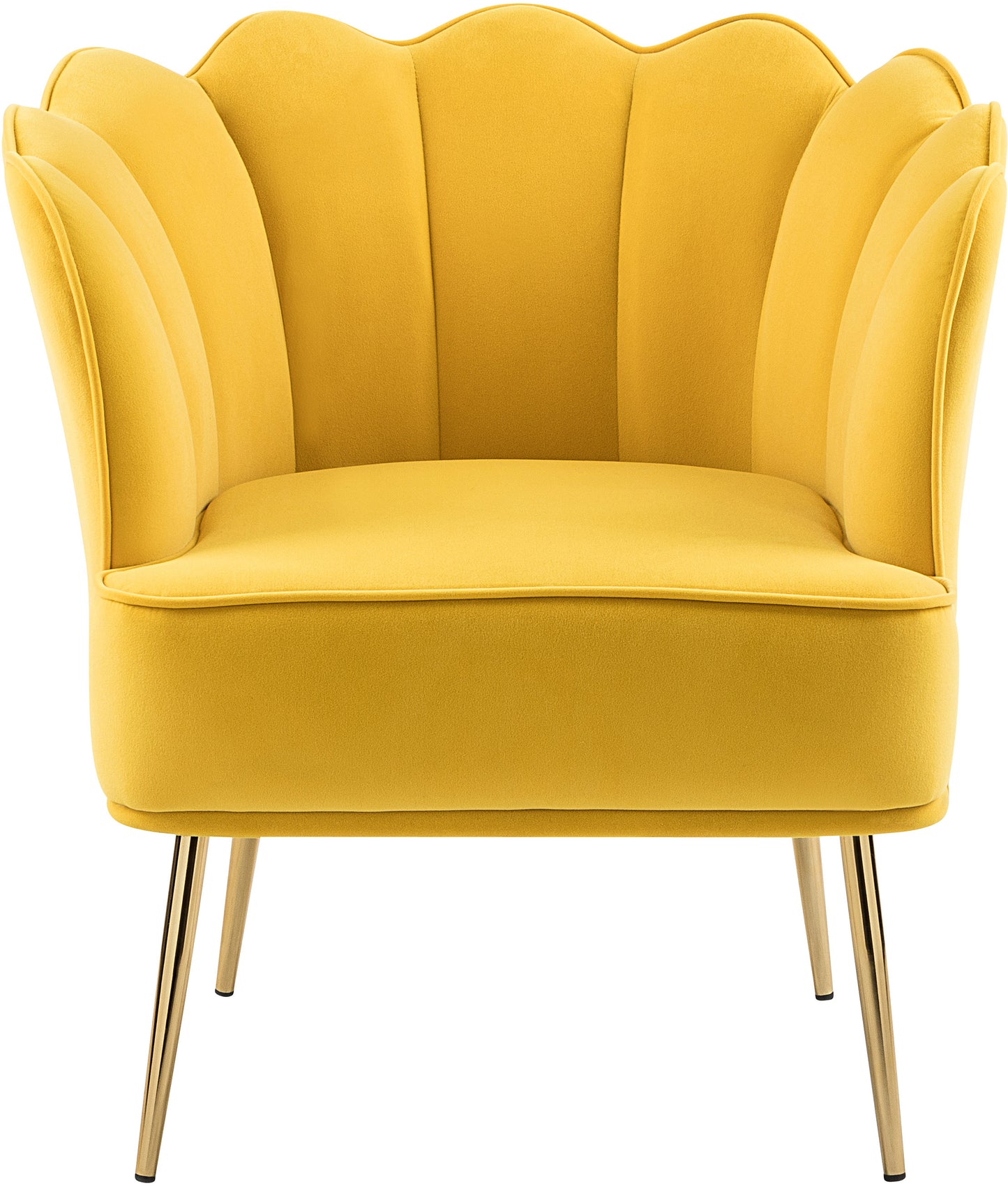 jackson yellow velvet accent chair yellow