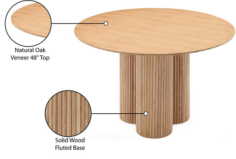 Amalfi Natural Dining Table