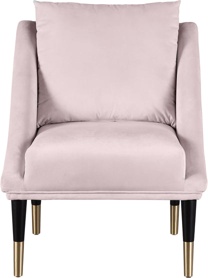 Opal Pink Velvet Accent Chair C