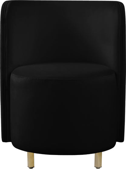 Bellini Black Velvet Accent Chair C