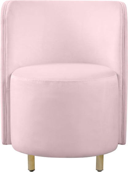 Bellini Pink Velvet Accent Chair C