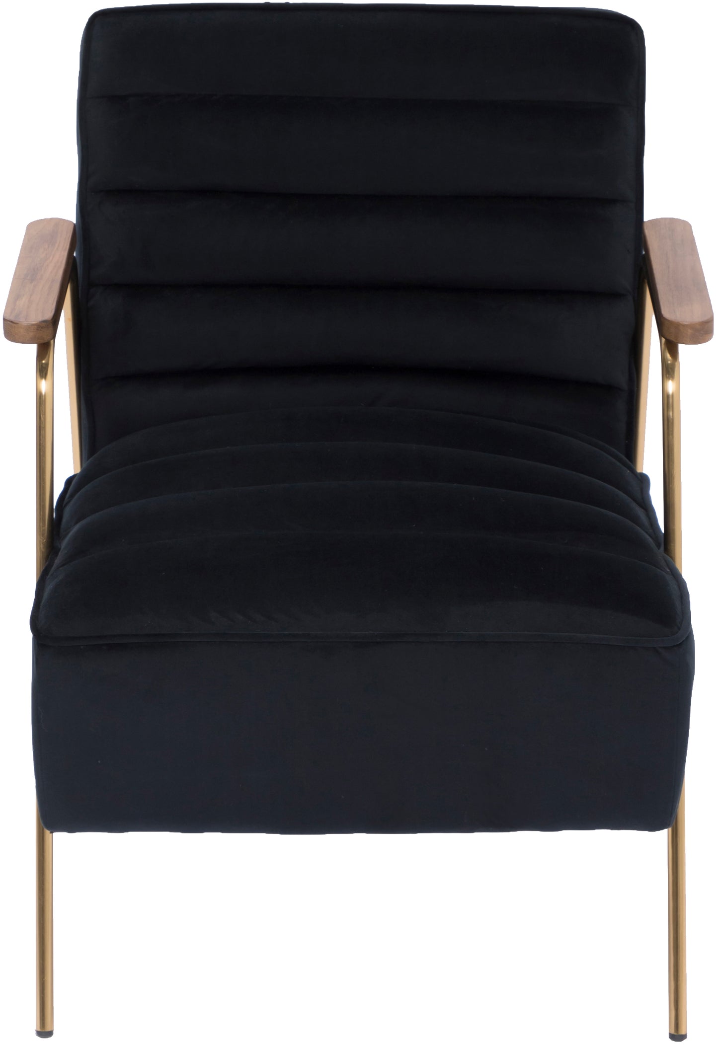 henson black velvet accent chair black