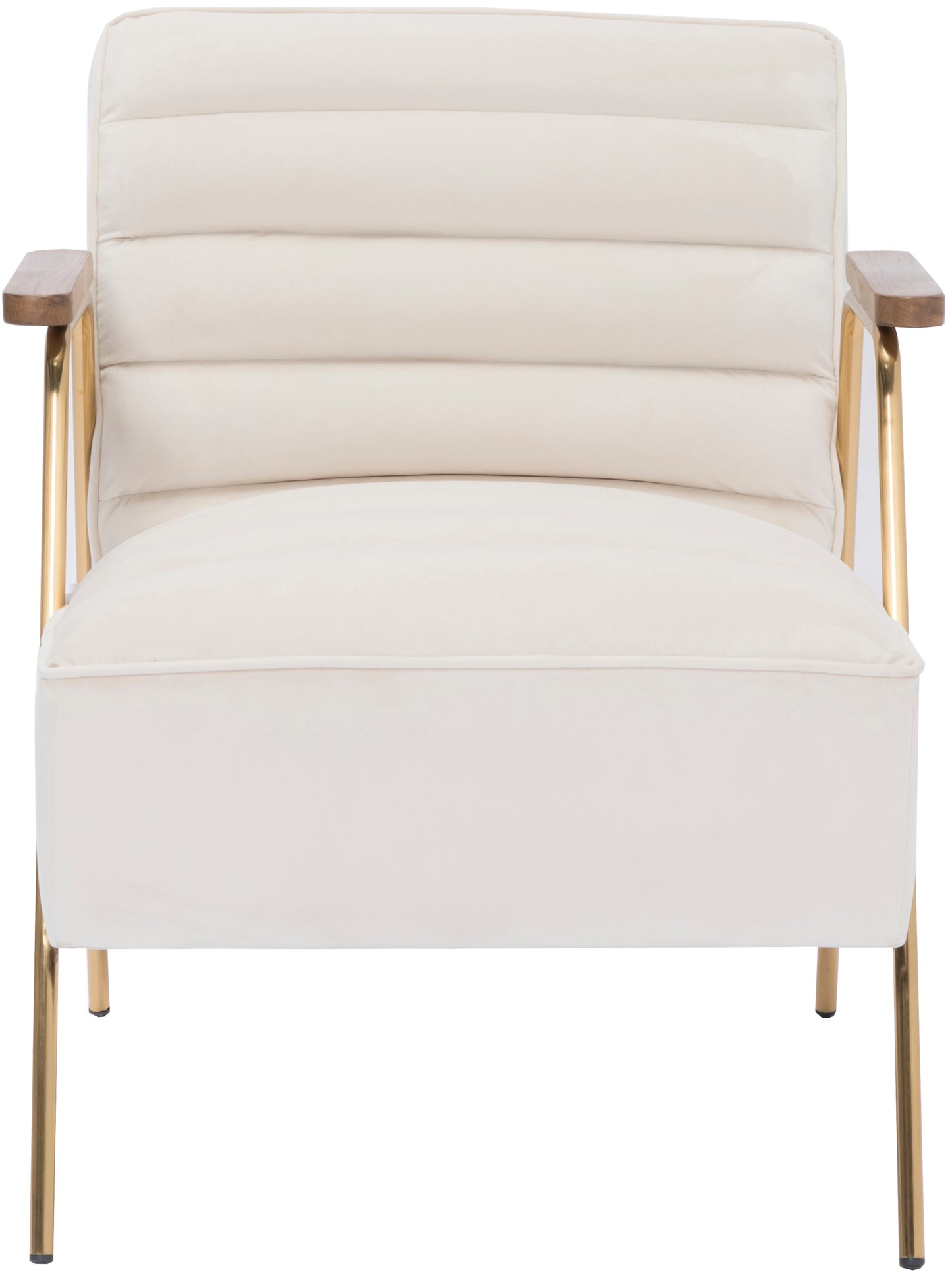 henson cream velvet accent chair cream