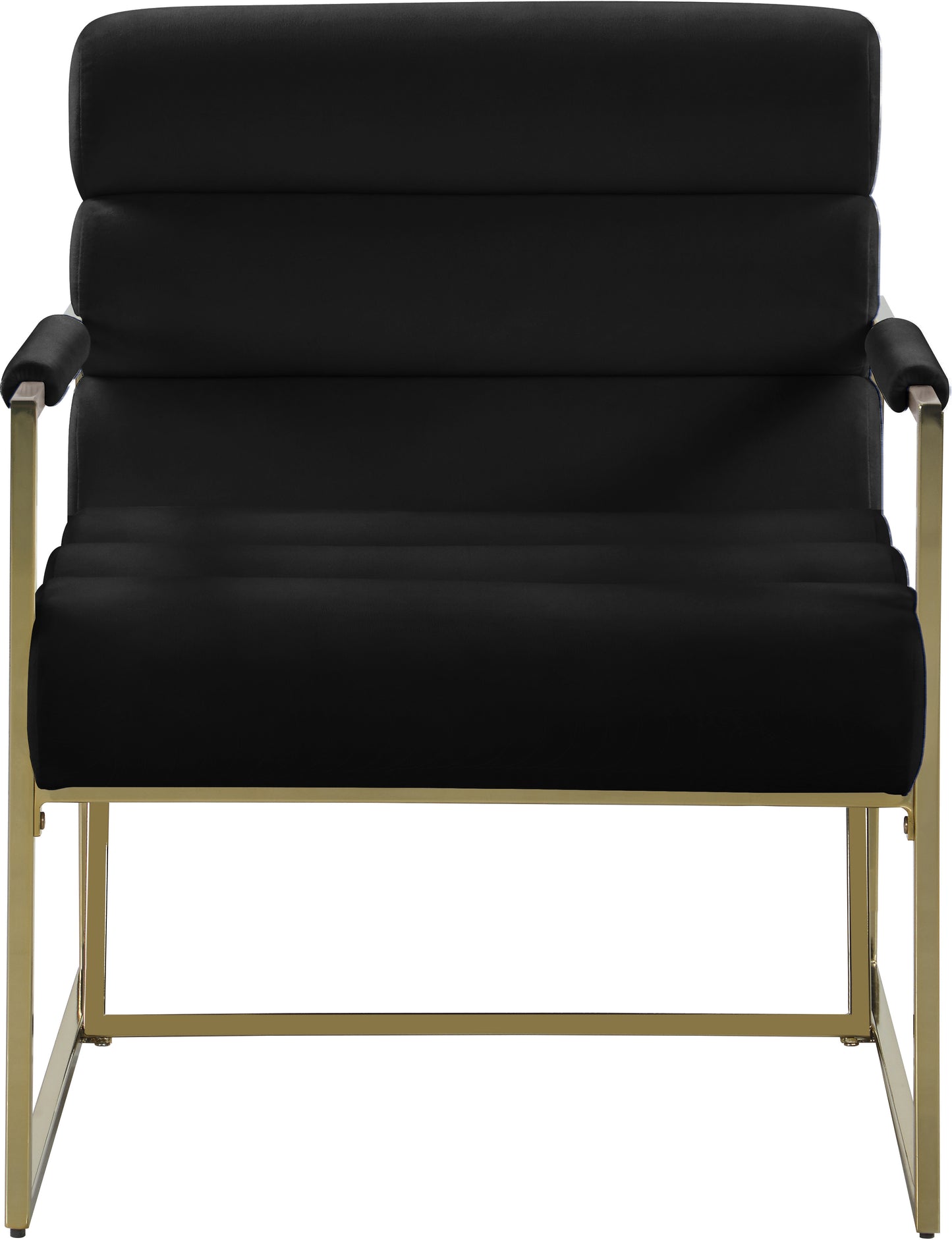 scarlett black velvet accent chair black