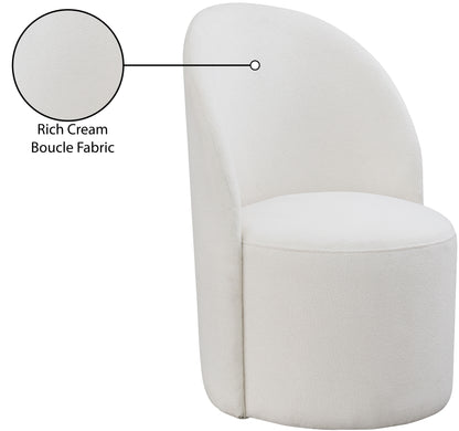 Graham Cream Boucle Fabric Accent Chair Cream