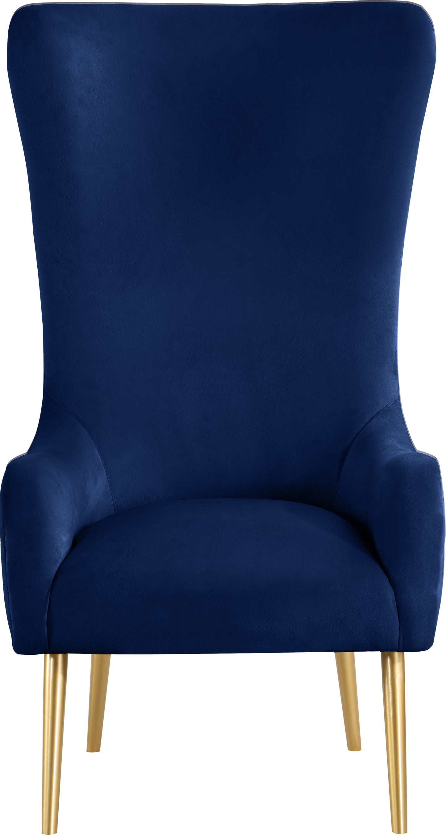 michelle navy velvet accent chair navy