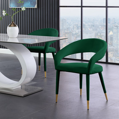 Relax Green Velvet Dining Chair C