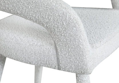 Relax Cream Fabric Stool C