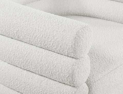 Kipton Cream Boucle Fabric Accent Chair Cream