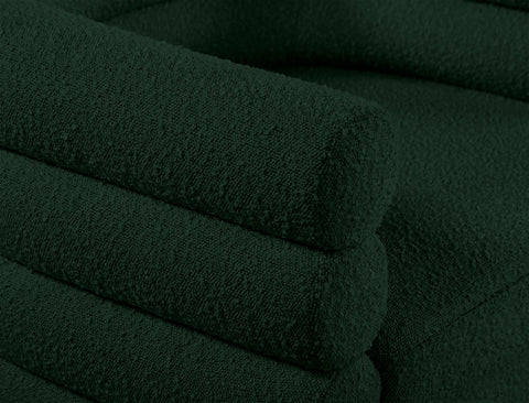 Kipton Green Boucle Fabric Accent Chair Green