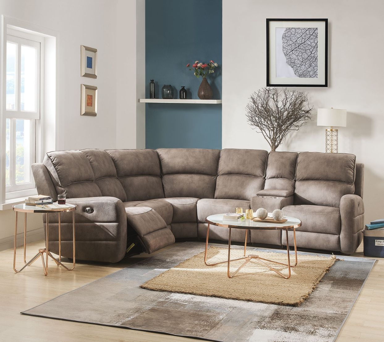 power motion sectional sofa