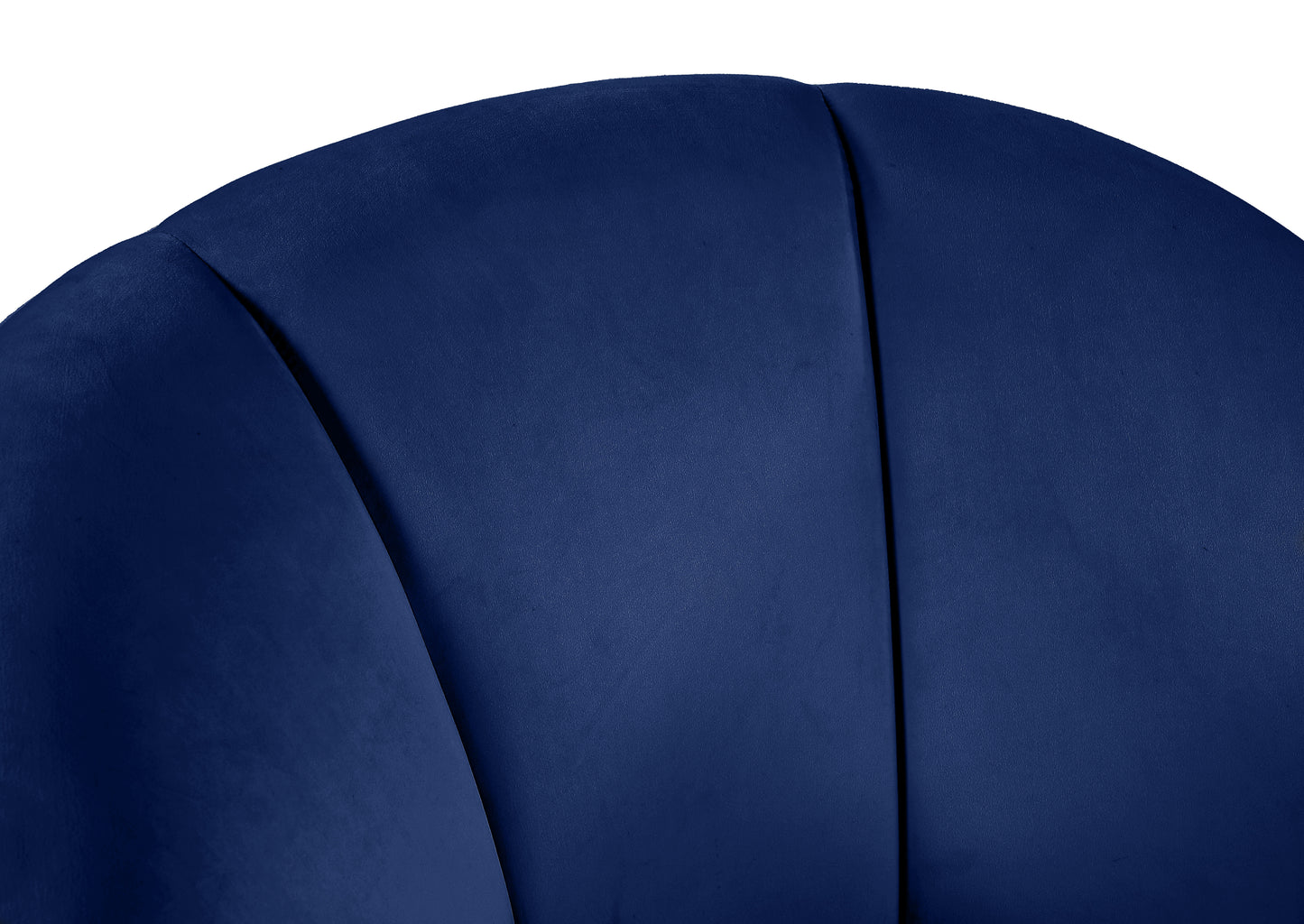 melody navy velvet accent chair c