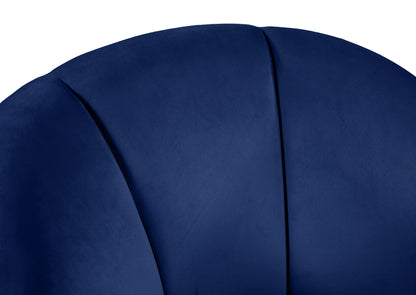 Melody Navy Velvet Accent Chair C