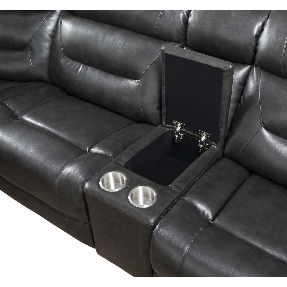 power motion sectional sofa w/usb