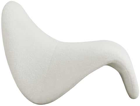 Mercer Cream Fur Accent Chair Cream