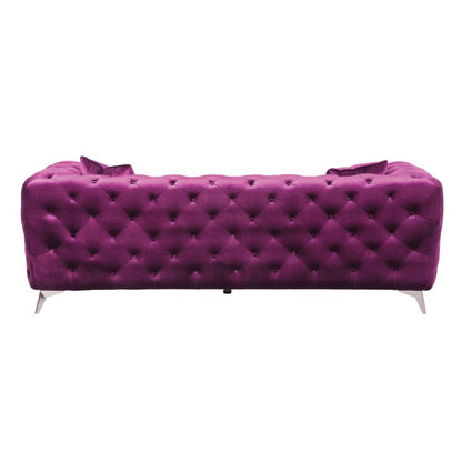 Cyrus Sofa, Purple Velvet