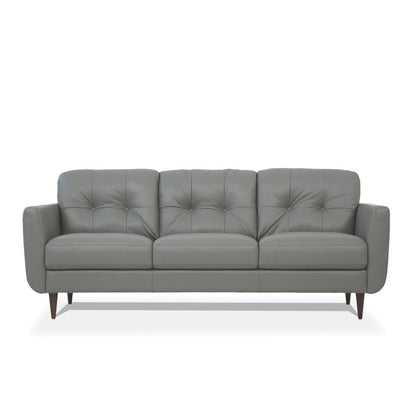 Daire Sofa, Pesto Green Leather