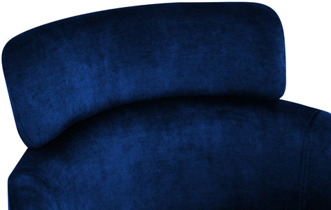 Limitless Navy Velvet Dining Chair C