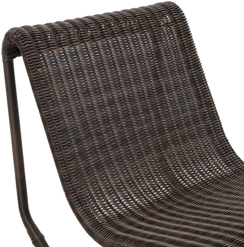 Selene Brown Wicker Outdoor Patio Rocking Chair, 1 Piece