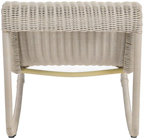 Selene Cream Wicker Outdoor Patio Rocking Chair, 1 Piece